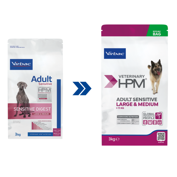 ADULT SENSITIVE LARGE & MEDIUM DOG - Foder til sensitive hunde - Store & mellemstore racer